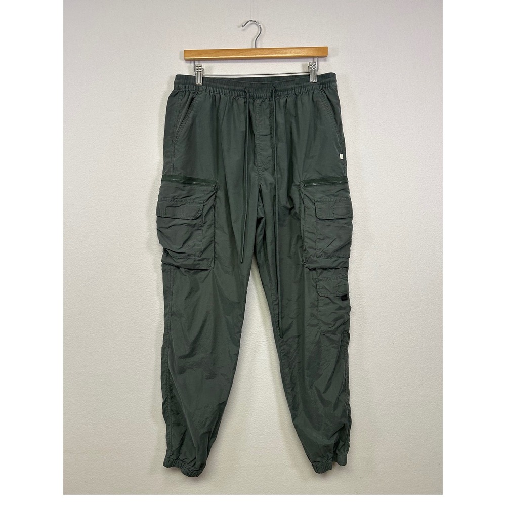 Gorpcore Standard Cloth Mens‎ L Green Utility Multi Pocket Jogger Cargo Pants